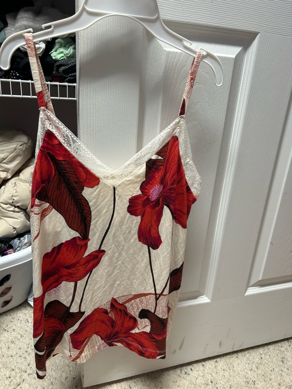 NWT soma lave trim cami